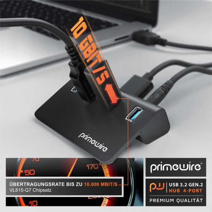 Immagine prodotto Primewire USB Hub (USB-A, 4 porte)
