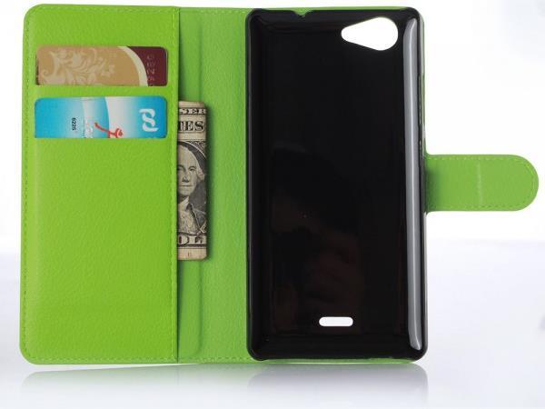 Produktbild Leder Cover mit Litchitextur (Wiko Pulp 4G)