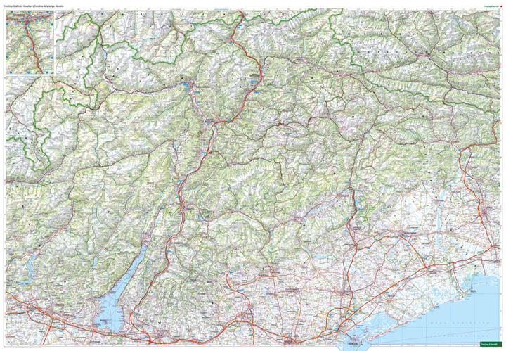 Produktbild Freytag & Berndt Autokarte Südtirol - Trentino - Gardasee - Venetien 1:200.000. South Tyrol, Trentin