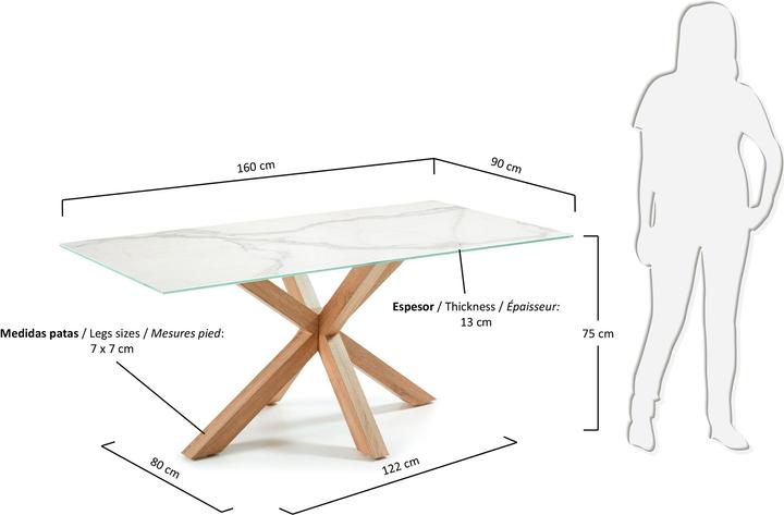 Immagine prodotto Kave Home Argo (90 x 160 x 75 cm)