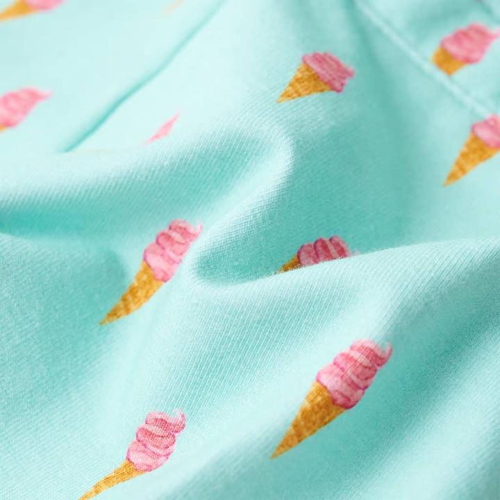 Actual product image VidaXL Children's shorts with drawstring Light mint green 104.Material (104)
