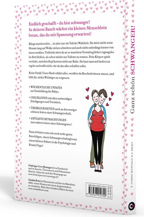 Actual product image Ganz schön schwanger. Dein Survival-Guide für 9 aufregende Monate (German, Frédérique Corre Montagu, 2021)