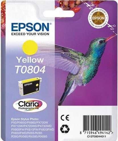 Actual product image Epson T0804 Claria Photographic (Y)