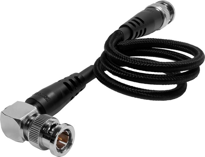 Actual product image Kondor Blue 20 12G SDI Straight To Right Angle Cable For 4K 60p (0.51 m)