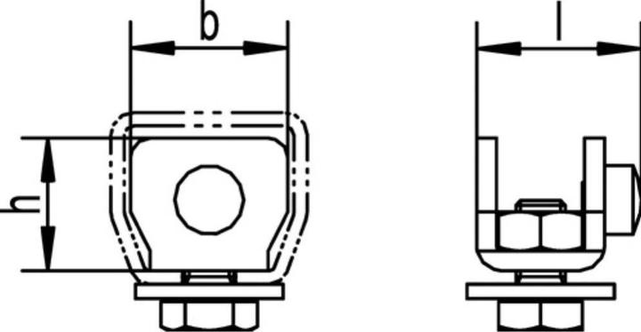 Produktbild Helm Schienenstopper 500 P Profil 500 Stahl Oberfläche galvanisch verzinkt