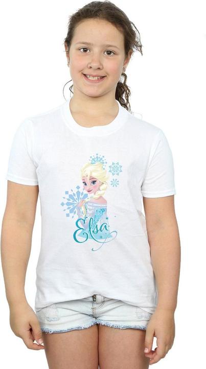 Image du produit Disney - T-shirt FROZEN ELSA SNOWFLAKES - Fille (140, 146)