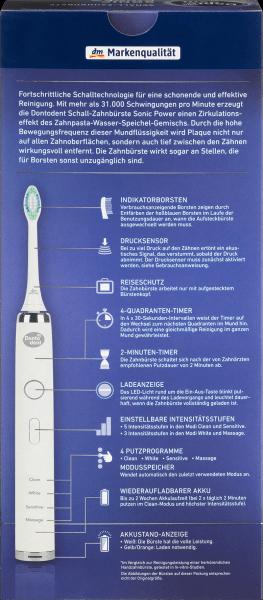 Actual product image dm Dontodent Elektrische Schallzahnbürste Sonic Power (Sonic toothbrush)