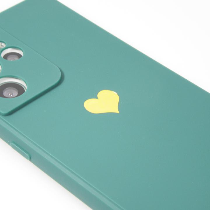 Actual product image PhoneLook Coque Silicone Mat Coeur doré (Samsung Galaxy S22 Ultra)
