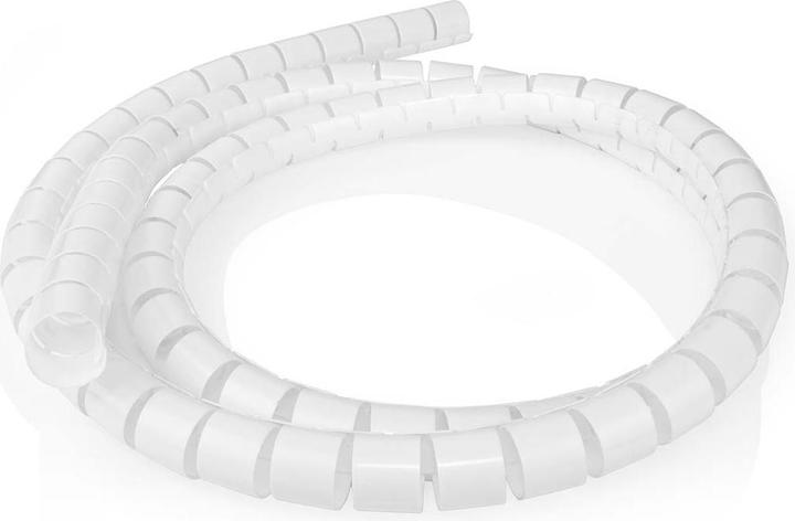 Immagine prodotto Nedis Manicotto di gestione dei cavi 2,00 m 1 pezzo spessore massimo del cavo: 32 mm PE Bianco (Foro cavo, 200 cm)