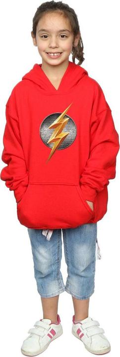 Image du produit - Sweat à capuche JUSTICE LEAGUE MOVIE FLASH EMBLEM - Fille (152, 158)
