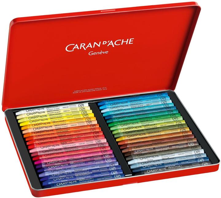 Immagine prodotto Caran d'Ache Neocolor I Metallschachtel (Multicolore, 40 x)