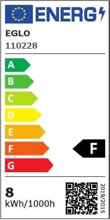 Etichetta energetica EGLO Sorgente luminosa a LED R7S (R7, 8 W, 806 lm, 1 x, F)