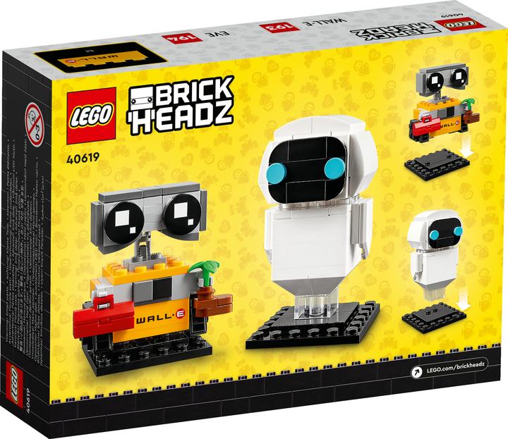 Image du produit LEGO 40619 EVE et WALL-E (40619, LEGO Brickheadz)
