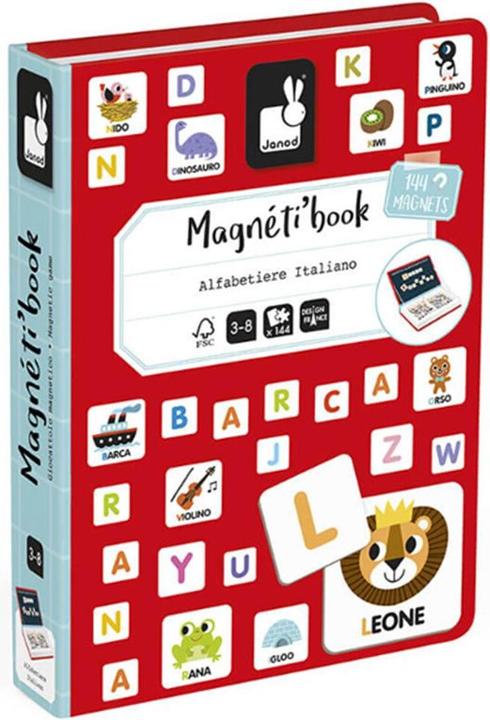 Image du produit Janod Livre magnétique Alphabet (Italien)