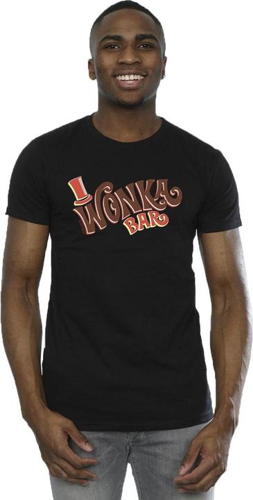 Actual product image Willy Wonka & the Chocolate Factory Mens Bar Logo T-Shirt (4XL)