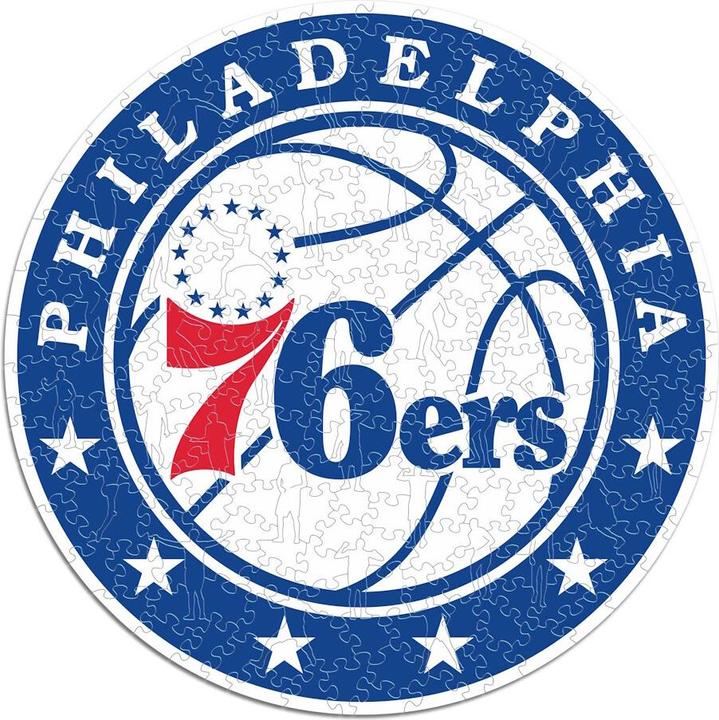 Image du produit Iconic NBA - Philadelphia 76ers - Logo - Puzzle en bois Taille M (270 pièces) (270 pièces)