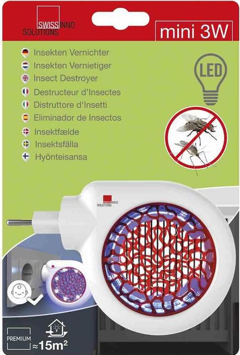 Produktbild Swissinno Mini Elektrische Insekten-Falle LED 3 Watt für innen
