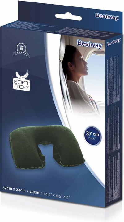 Image du produit Bestway 67006 oreiller de voyage gonflable Vert, blanc (Rembourrage supplémentaire)