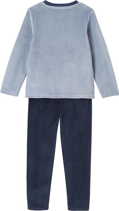 Image du produit Vertbaudet Lot de 2 pyjamas garçon en velours BAUSTELLE (152)