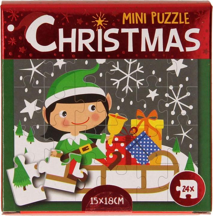 Image du produit Wins Holland Mini puzzle de Noël, 24 pièces (24 pièces)