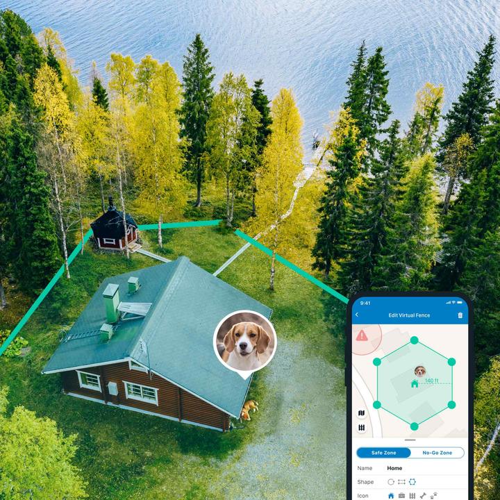 Actual product image Tractive Dog 4 GPS Tracker for Dogs (One size, Dog, General)