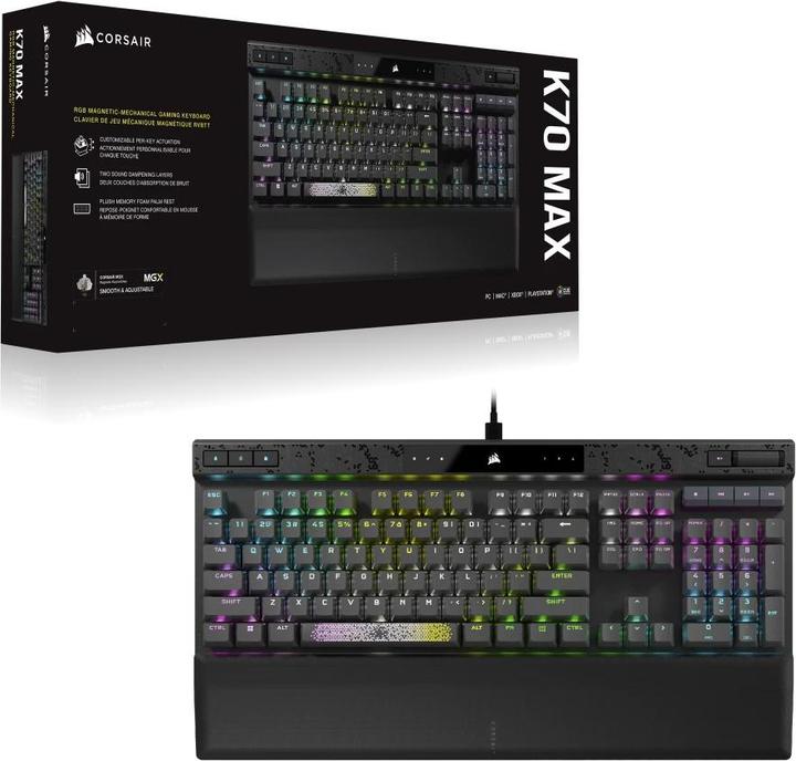 Immagine prodotto Corsair K70 Max (US, Cablato)