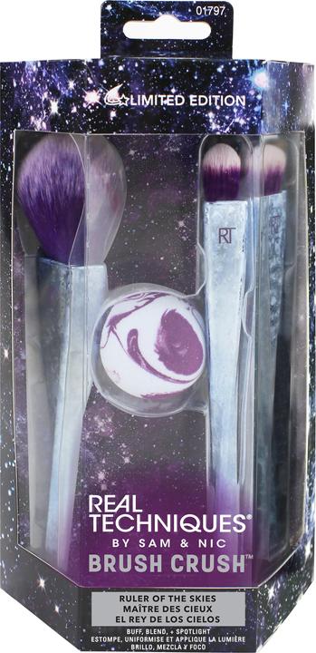 Image du produit Real Techniques Brush Crush Volume 2 Buff, Blend + Spotlight (Set)