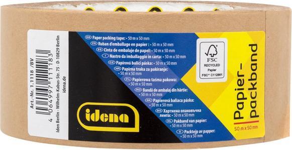 Produktbild Idena Papierpackband 50mmx50m FSC-Rec (50 mm)