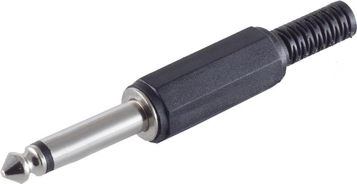 Produktbild Shiverpeaks 6,3 mm Klinkenstecker, mono, 2 polig, Kunststoffgehäuse (22220505)