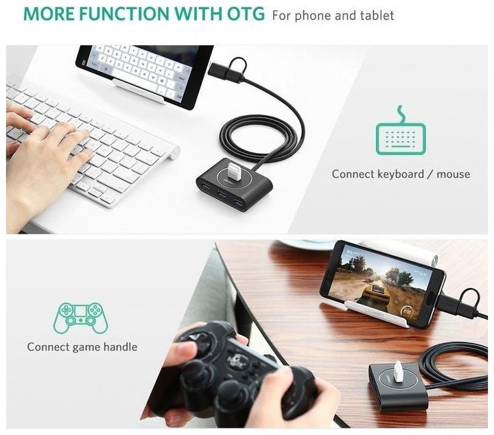 Produktbild Ugreen 40850 (USB-C, USB-A, 4 Ports)