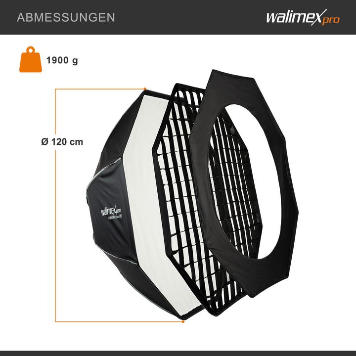 Actual product image Walimex pro Studio Octa 120 Profoto (Soft boxes, 120 cm)