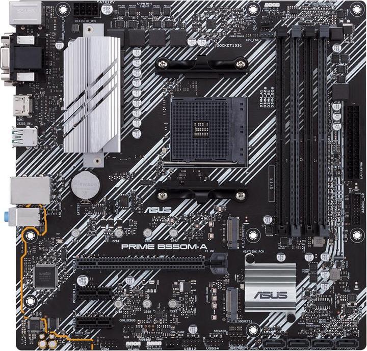 Produktbild ASUS PRO B550M-C/CSM (AM4, AMD B550, mATX)