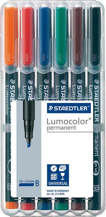 Produktbild Staedtler Lumocolor permanent (Mehrfarbig, 2.50 mm, 1 x)