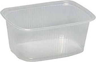 Actual product image Wimex.eu Salad bowl 250 ml 108x81x50 mm Rektangulaer PP Clear,100 pcs/pk