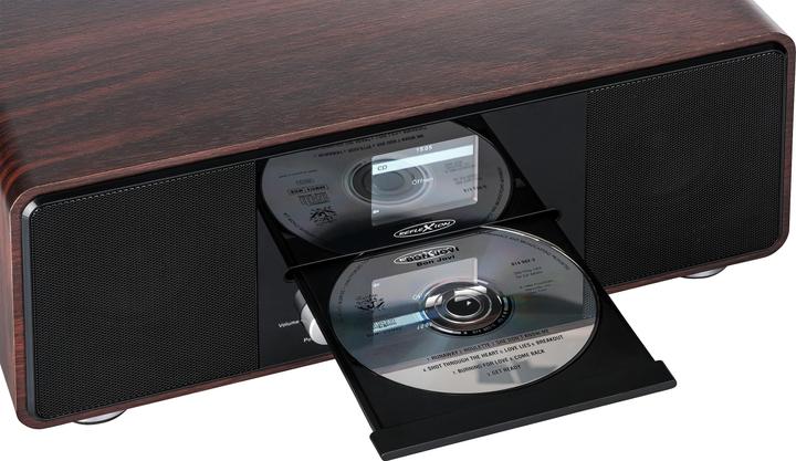 Produktbild Reflexion HRA19DAB/WD DAB+ Tischradio AUX, Bluetooth®, CD, UKW Holz (DAB+, UKW, Bluetooth)