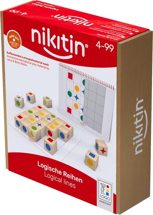 Actual product image The Nikitin material. N8 Logical rows (German)