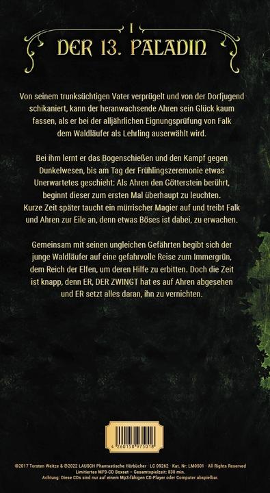 Immagine prodotto Ahren: Il 13° Paladino Volume I (Torsten Weitze, Media LAUSCH, Günter Merlau, Tedesco)