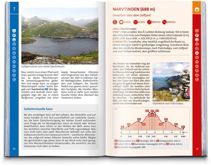 Produktbild Wanderführer 5982 Lofoten, Vesterålen und Senja, 70 Touren (Deutsch, Thomas Diehl, 2022)