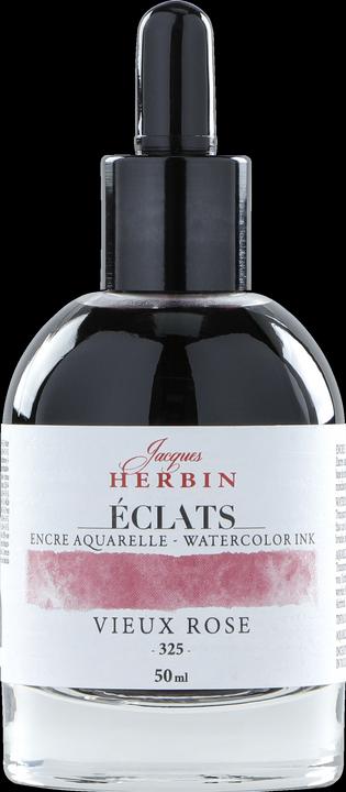 Actual product image Herbin Aquarelltine Éclats (Inkwell, Rose, Violet, Pink)