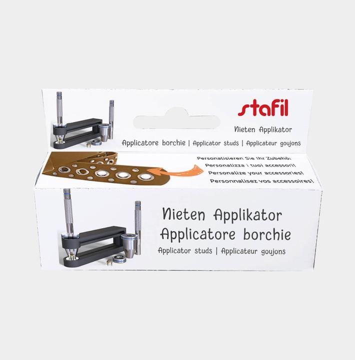 Image du produit Stafil Outil applicateur de rivets pour rivets de ø 6.7 mm, idéal pour le tissu, le cuir et le similicuir