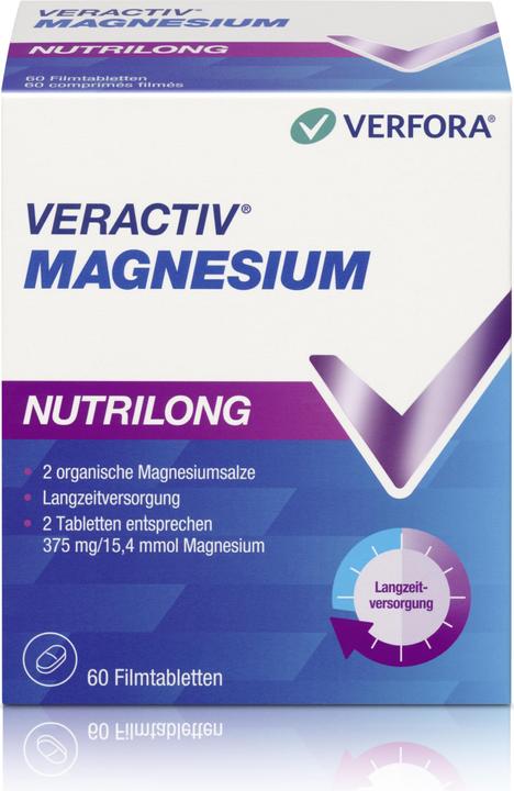 Produktbild Veractiv Magnesium Nutrilong (60 Stück, Tabletten, 117 g)