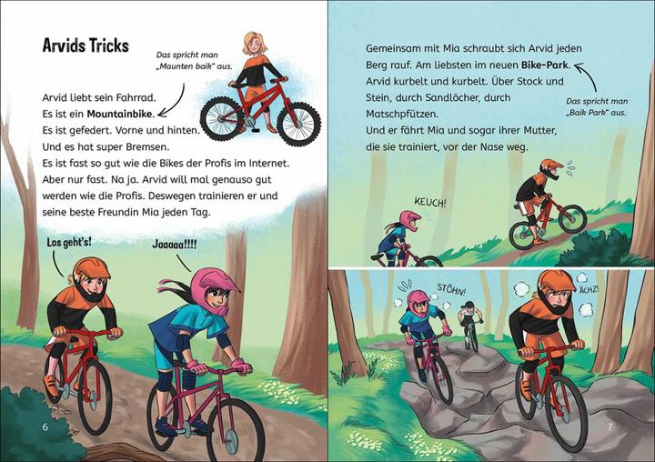 Produktbild Loewe Leselöwen 3. Klasse - Aufregung im Bike-Park (Deutsch, Christian Tielmann, Sarah-Lisa Hleb, 2024)