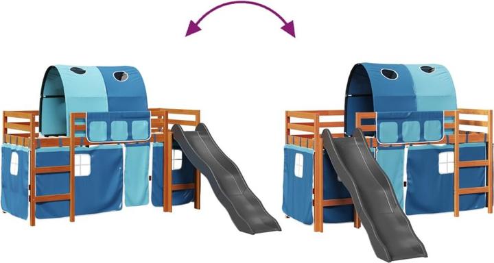Produktbild VidaXL Kinderhochbett mit Tunnel (90 x 200 cm)