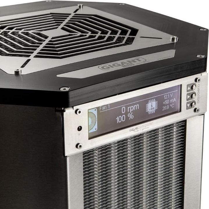 Actual product image Aqua Computer airplex Gigant 1680 incl. aquaero 6 Pro - aluminum (140 mm)