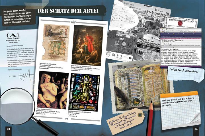 Produktbild Detective Games – Löse die Fälle! (2 Bücher im Bundle) (Deutsch, Pascal Guichard, Gilles Saint-Martin, Clémence Roux de Luze, Michèle Lecreux, 2023)