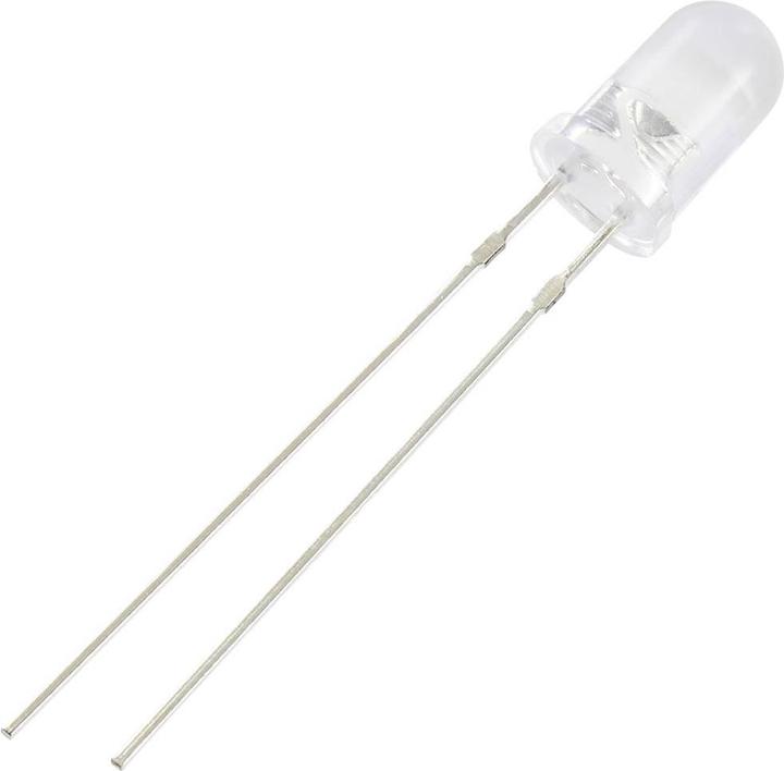 Produktbild Tru Components LED bedrahtet 5mm Milchige Linse 100° 20mA 1.8 V, 3.4V Rot, Gelb, Orange, Blau, Grü