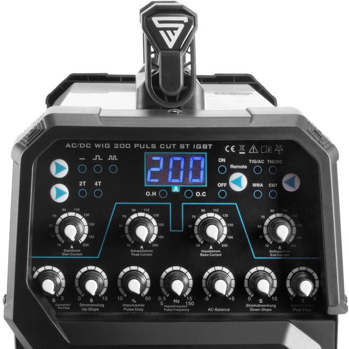 Actual product image Stahlwerk AC/DC TIG 200 pulse welder with full plasma equipment
