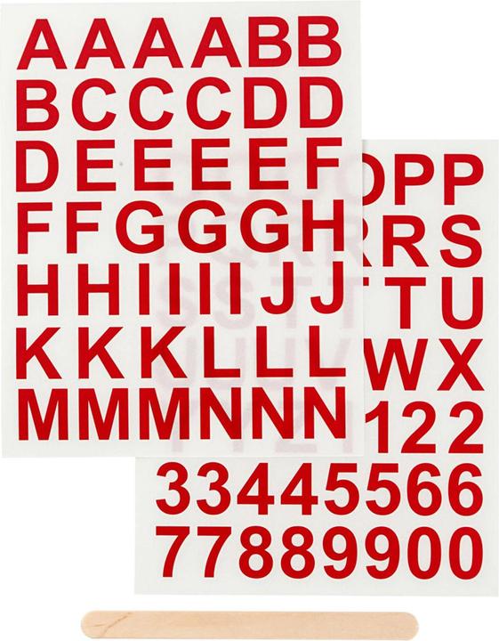 Image du produit Creativ Company Rub-on lettres et chiffres