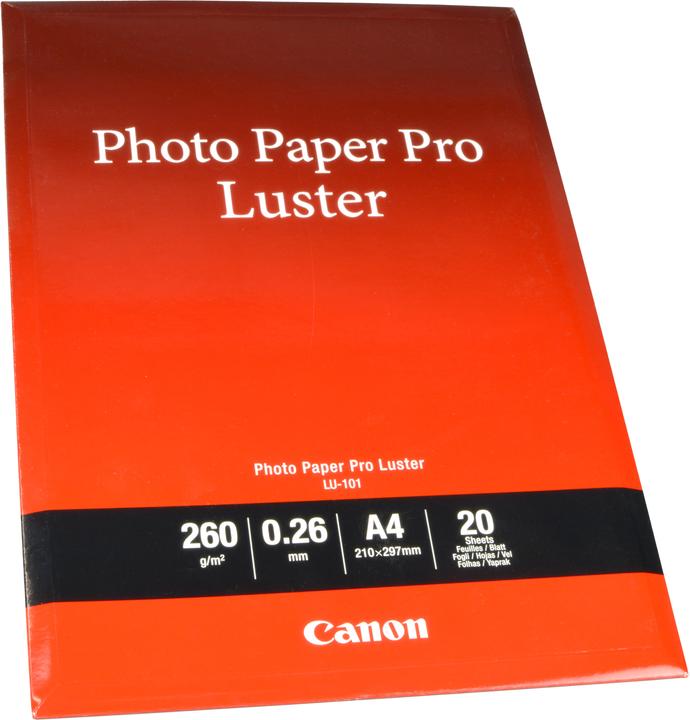 Produktbild Canon LU-101 Pro Luster (260 g/m², A4, 20 x)