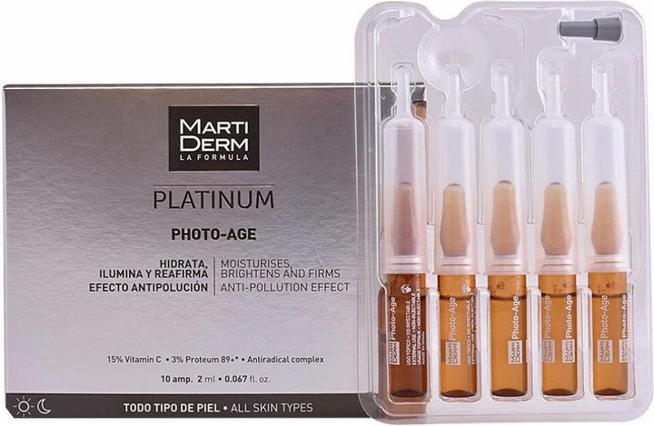 Actual product image Martiderm Platinum Photo-Age Ampoules (20 ml)